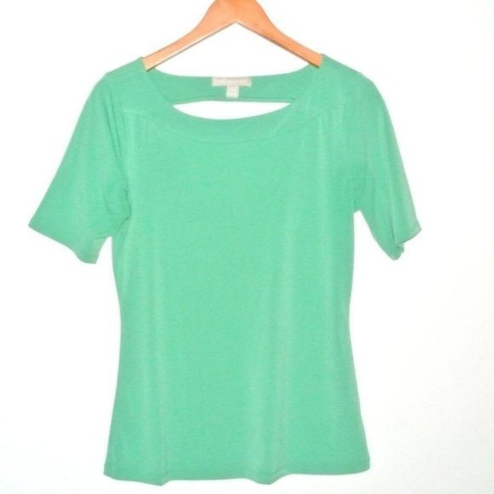 Banana Republic Cut-Out‎ Back Top Green M
